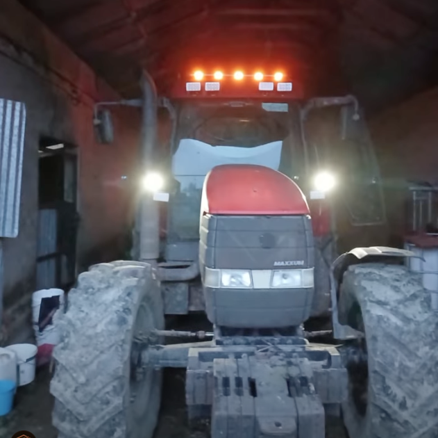 Amber bar and spotlights